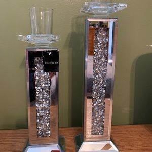 Bebe’ Mirror & Bling Candle Towers